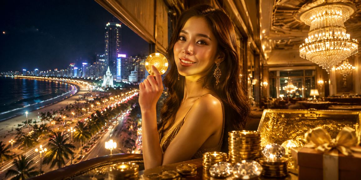 Không gian cá cược casino sôi động tại Nha Trang bên bờ biển